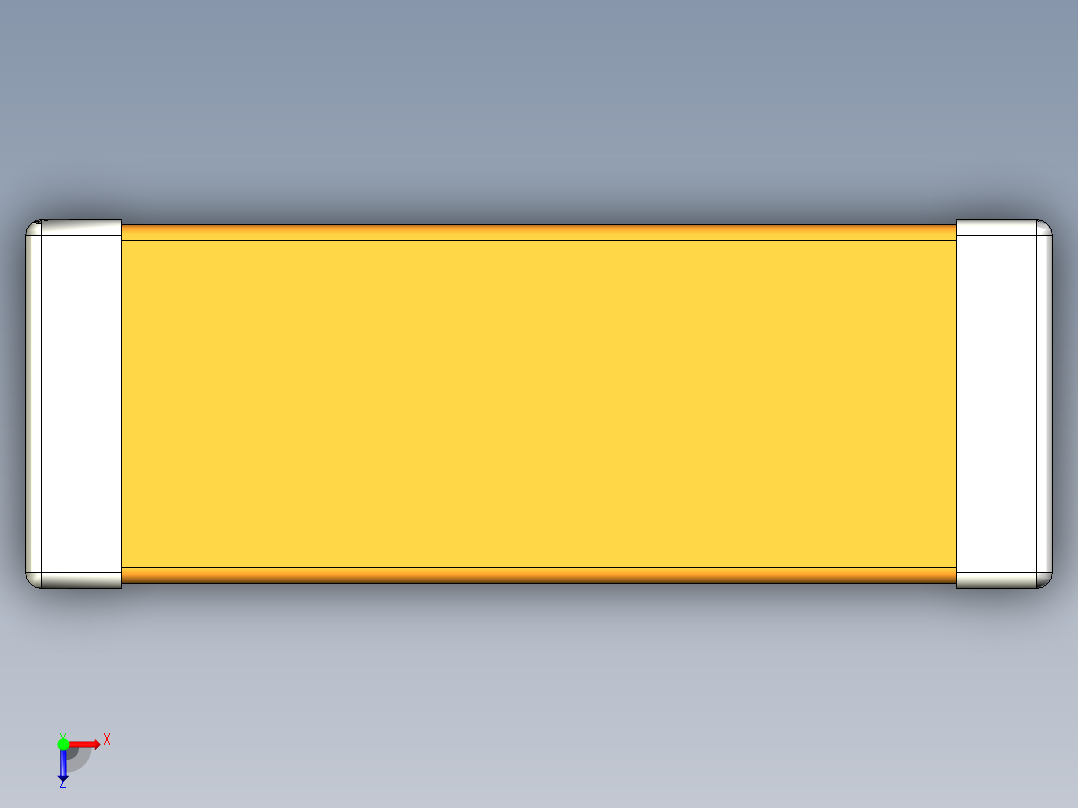 元器件3D封装C1210_11543俯视图