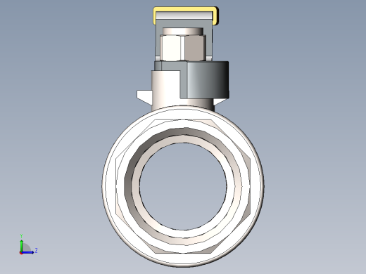 蝶阀左视缩略图