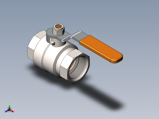 蝶阀正等轴测缩略图