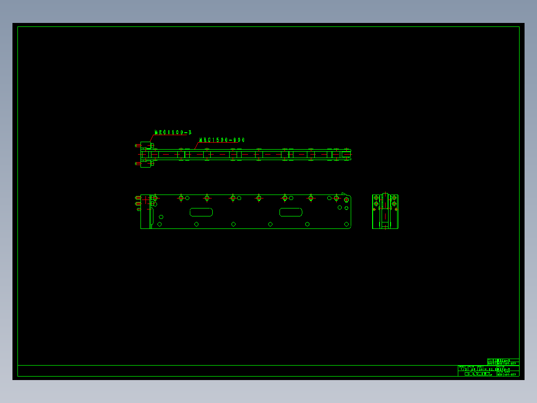 KOSMEKMRC1500-900多系列多零件图纸模型