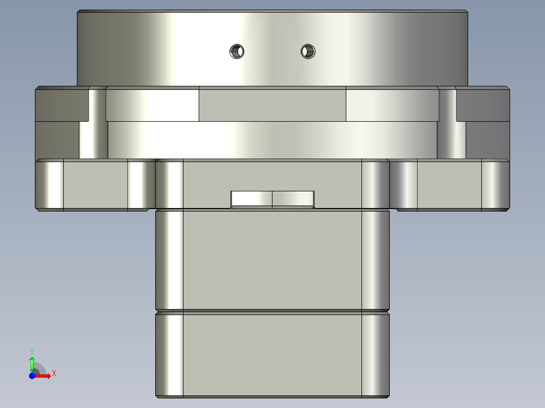 中空旋转平台KFN85-18-N前视图