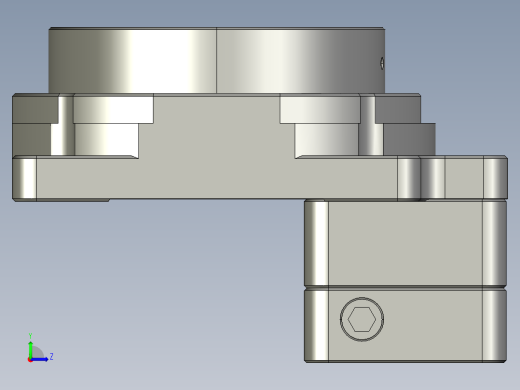 中空旋转平台KFN85-18-N左视缩略图