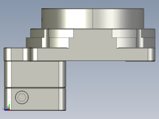 中空旋转平台KFN85-18-N右视缩略图