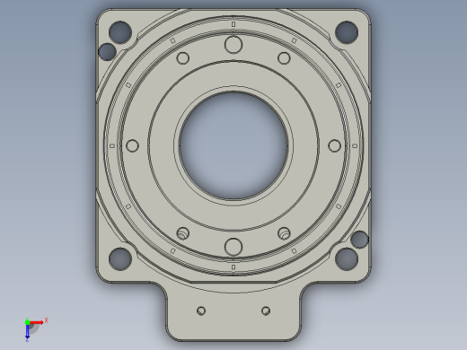 中空旋转平台KFN85-18-N俯视缩略图