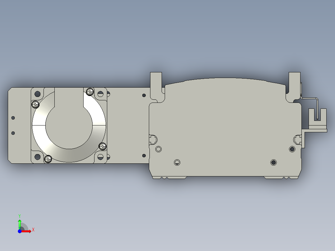 半封闭丝杆滑台MT120BS.L#.1350.BL.P40.C3前视图