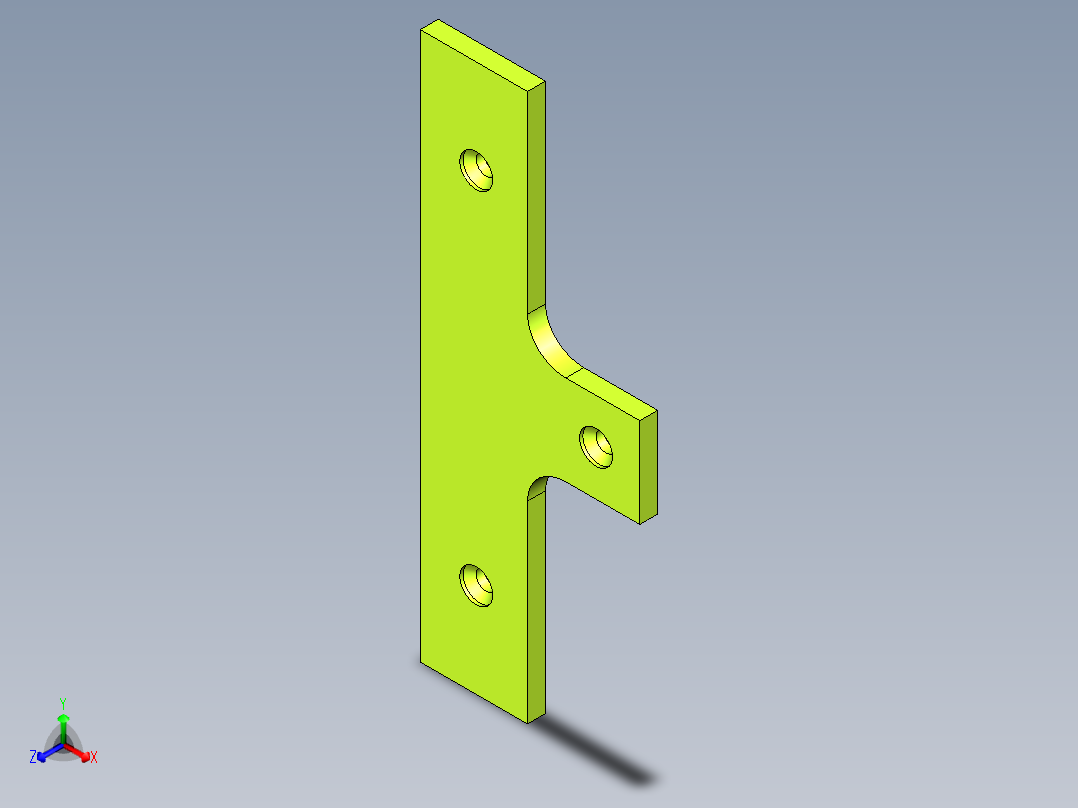 ABS 笔记本CNC工装夹具三维模型BAN3主视图