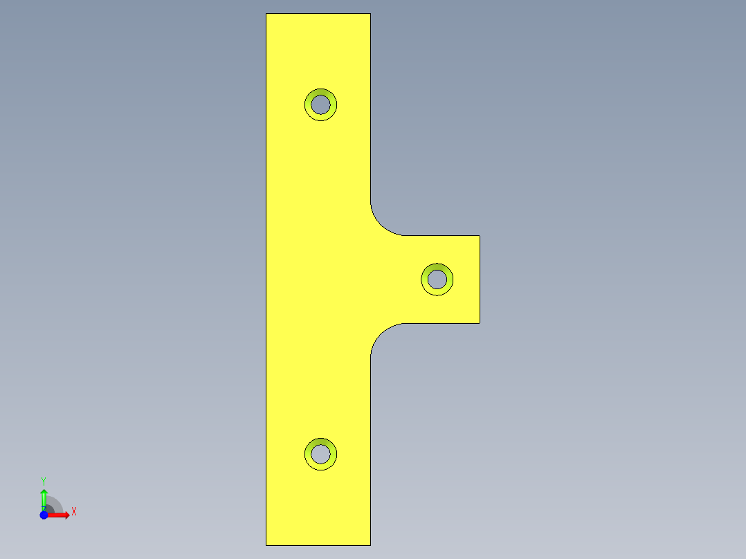 ABS 笔记本CNC工装夹具三维模型BAN3前视图