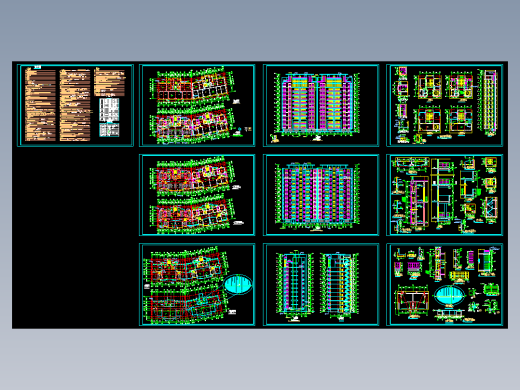 某高校小高层住宅施工图12＃楼