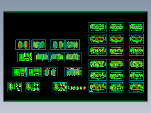 康平嘉园小区全套建施图