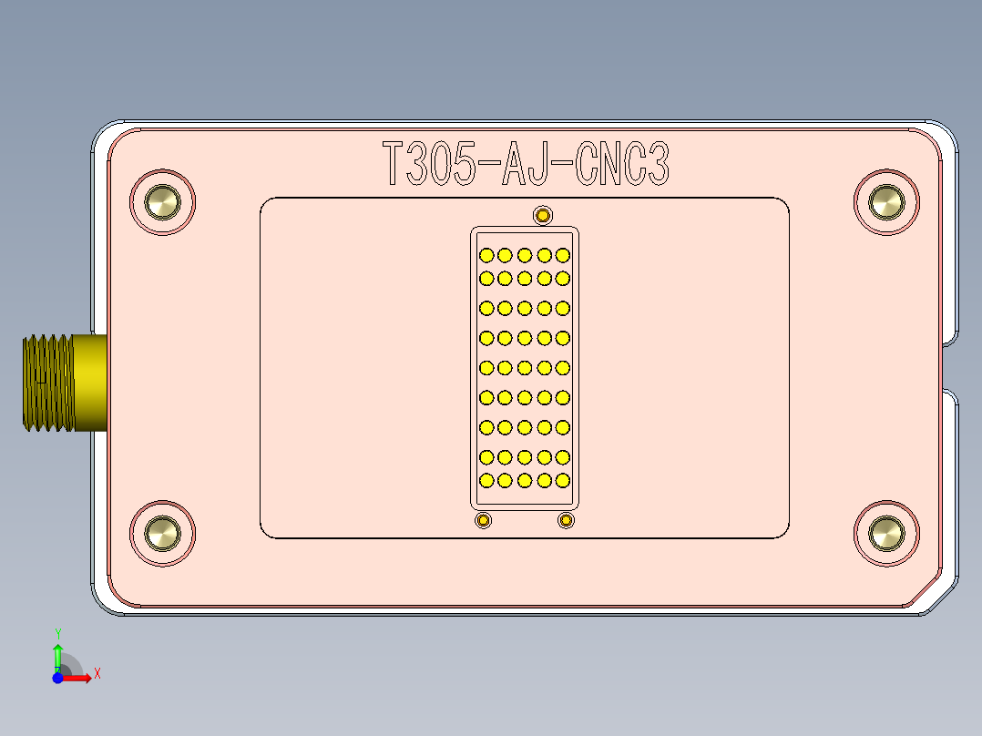 T305-AJ-笔记本CNC工装夹具三维模型CNC3-0516前视图