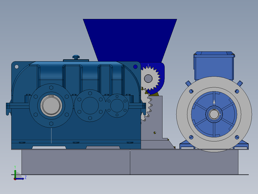 练泥机sw18可编辑左视图