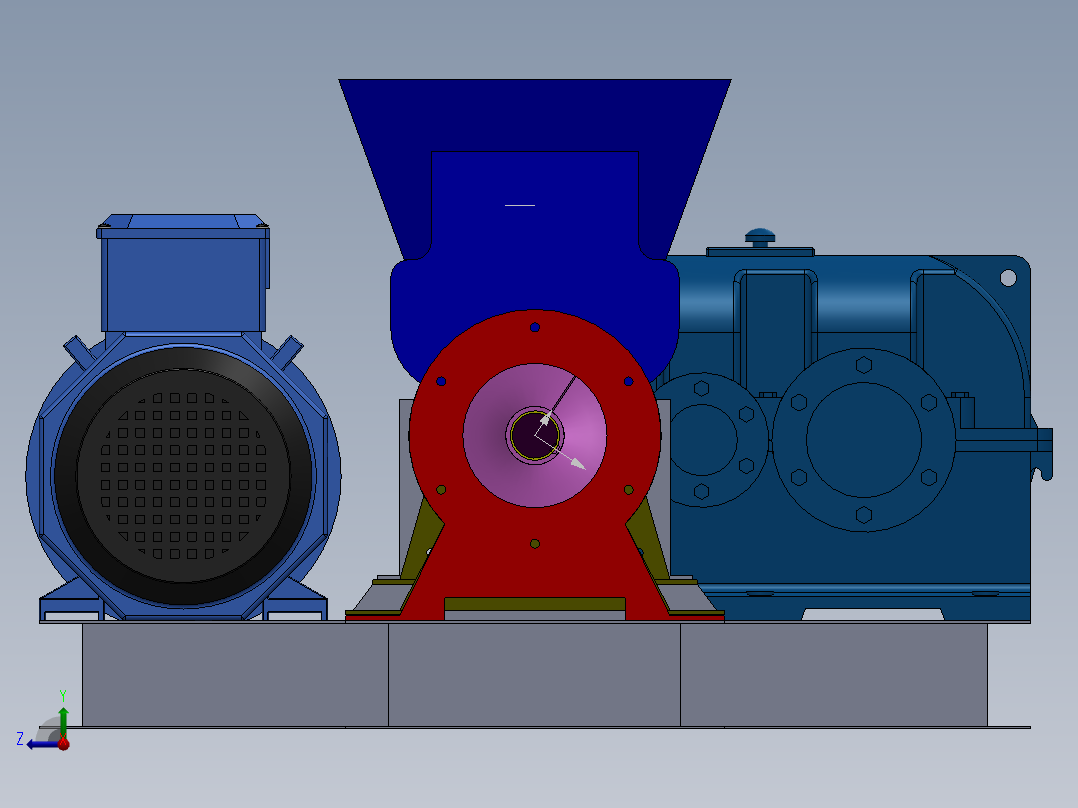 练泥机sw18可编辑右视图