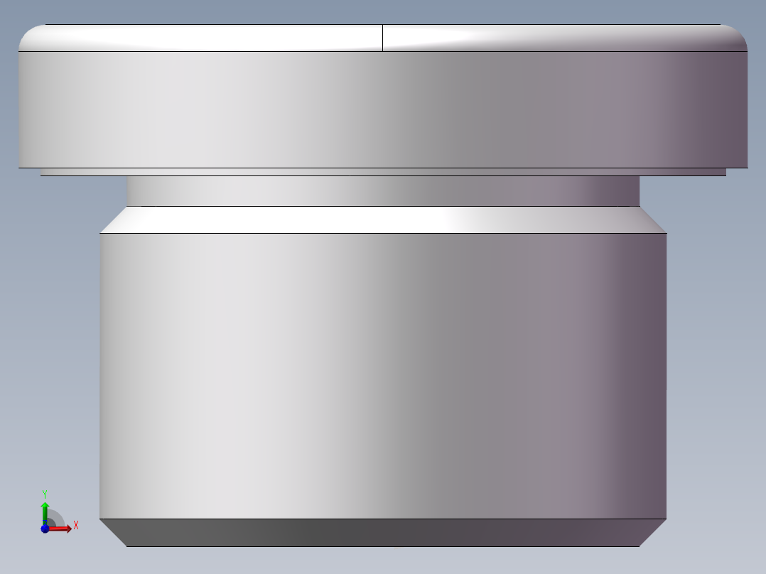 堵头 4BN 内六角螺堵、4BN-08WD前视图