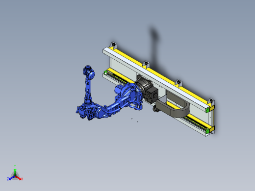 机器人行走轴总装图
