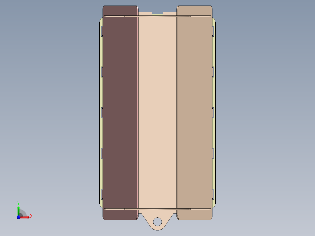 烧烤木炭烤架前视图