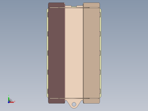 烧烤木炭烤架前视缩略图