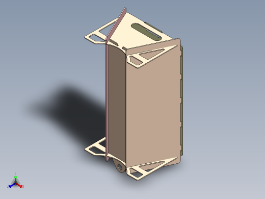 烧烤木炭烤架正等轴测缩略图