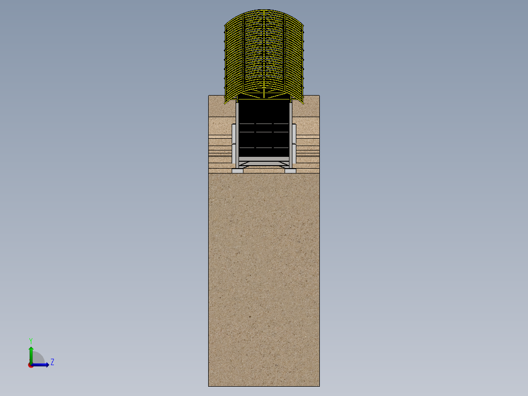 钢结构桥梁55米x2.4米左视图