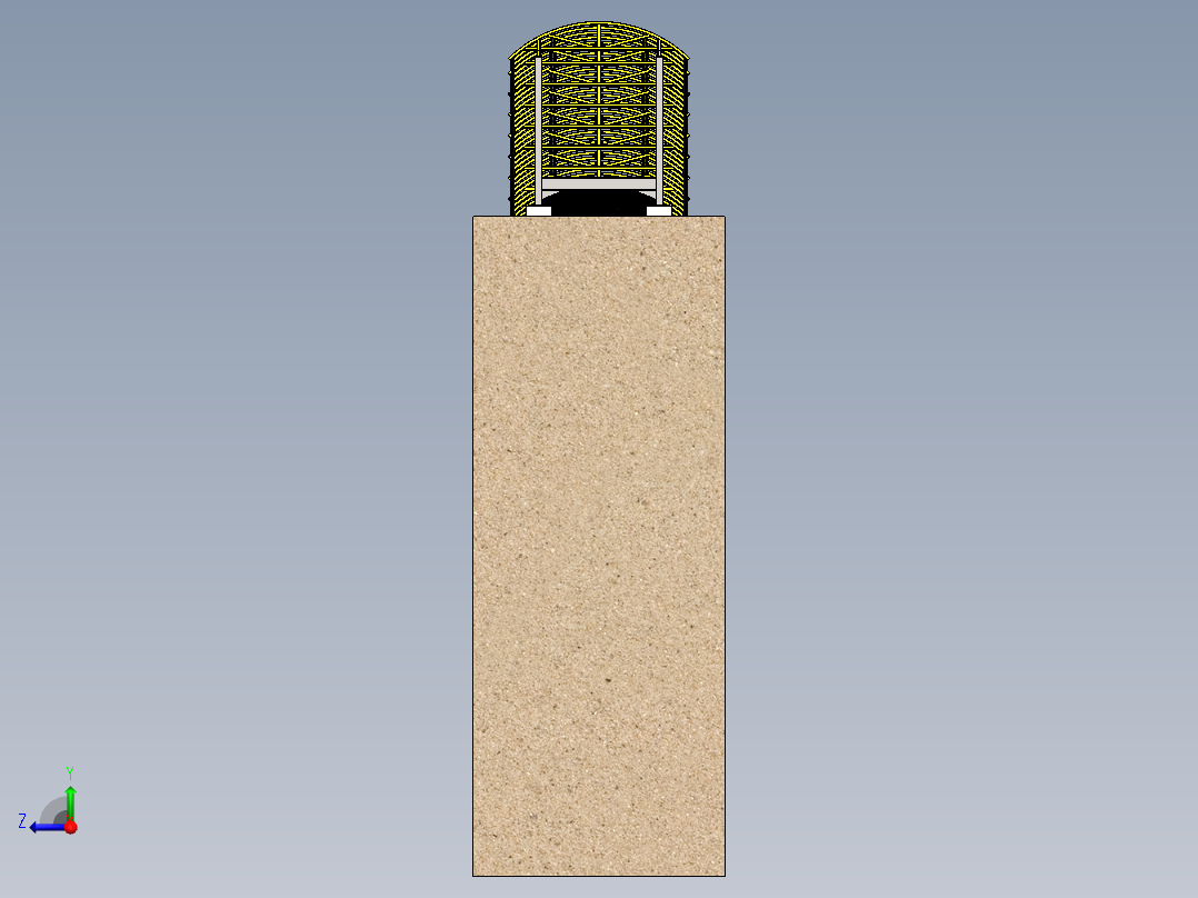 钢结构桥梁55米x2.4米右视图