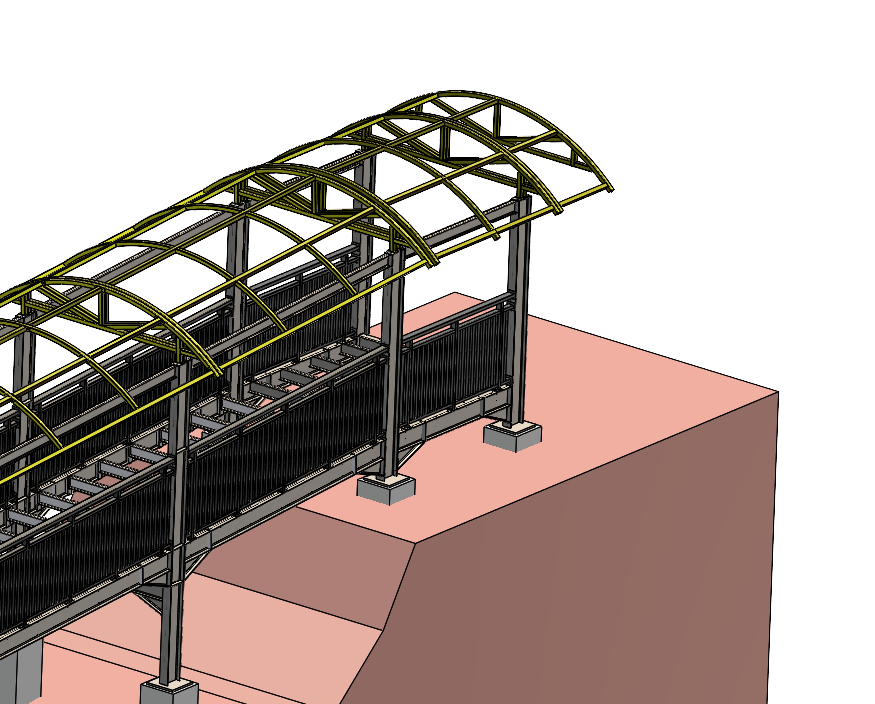 钢结构桥梁55米x2.4米