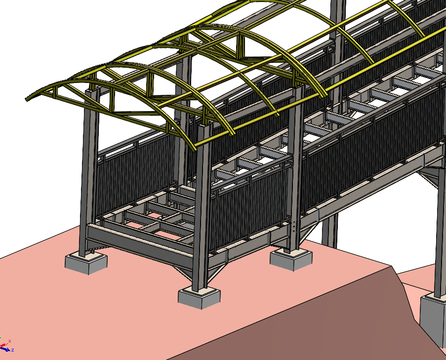 钢结构桥梁55米x2.4米