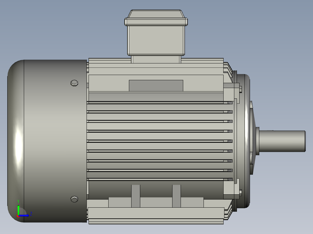 Y3系列(IP55)三相异步电动机Y3-100L1-4左视图