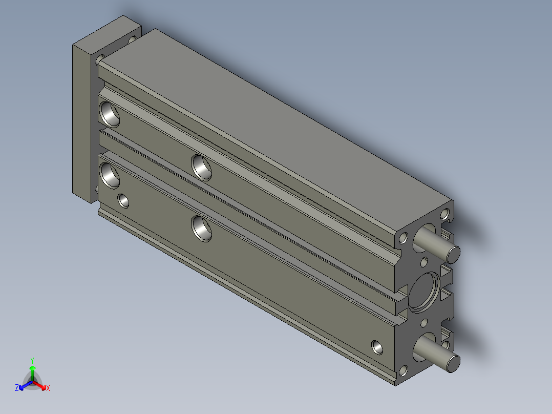 TCL12x100S(0)+()正等轴测图