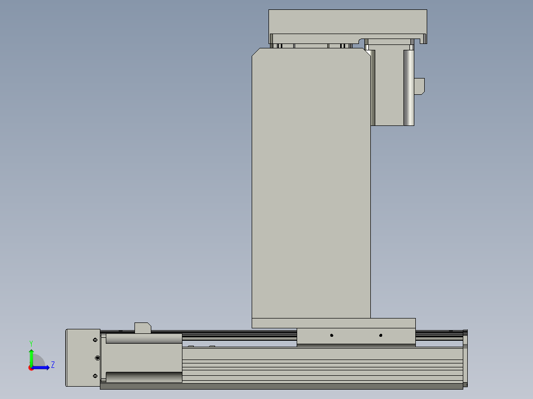 入袋机械手左视图