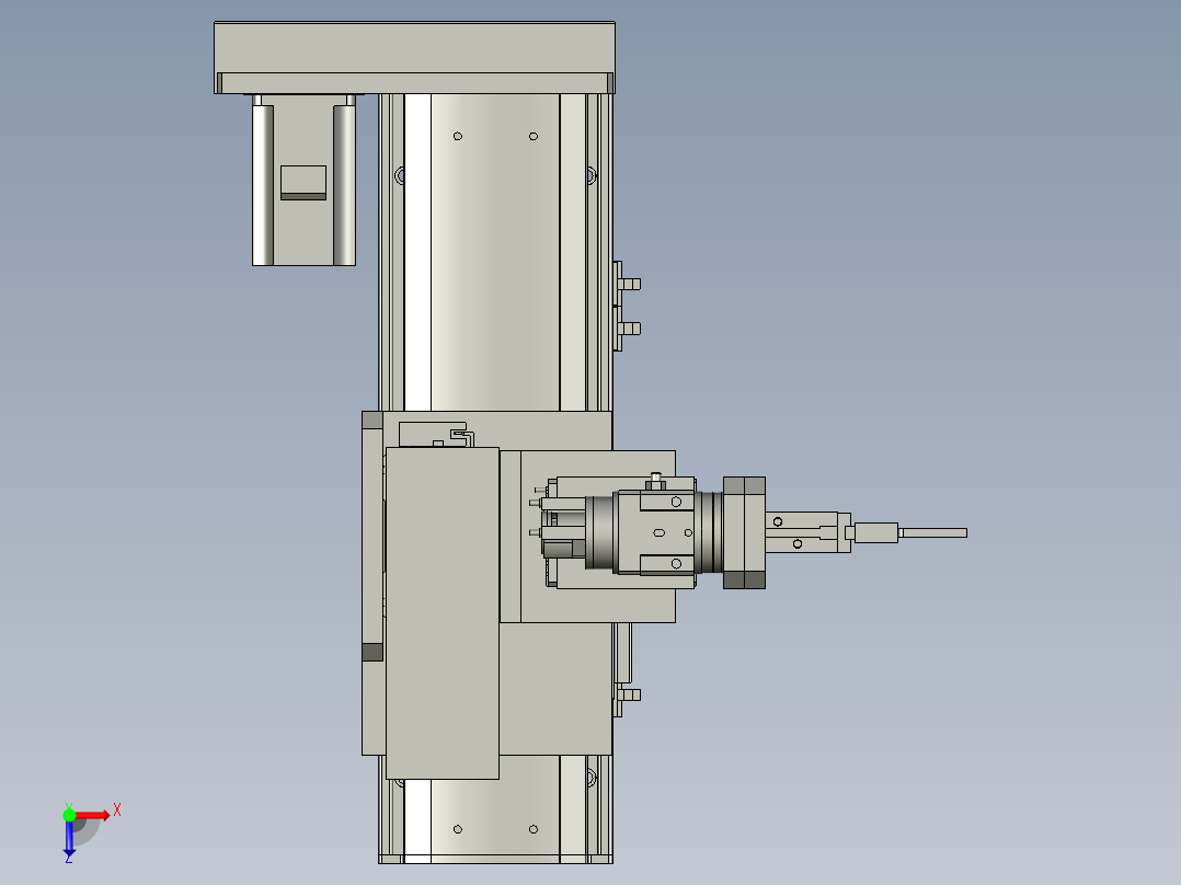 入袋机械手俯视图