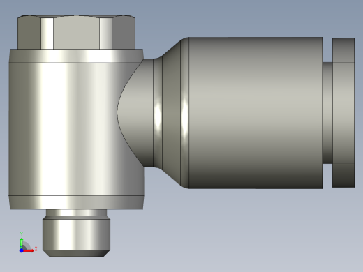 回转弯管接头USYELN6-M5前视缩略图