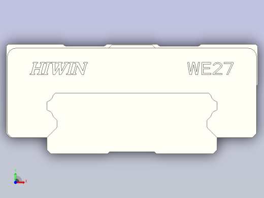 HIWIN上银线性导轨-WEH27CA1R150前视缩略图