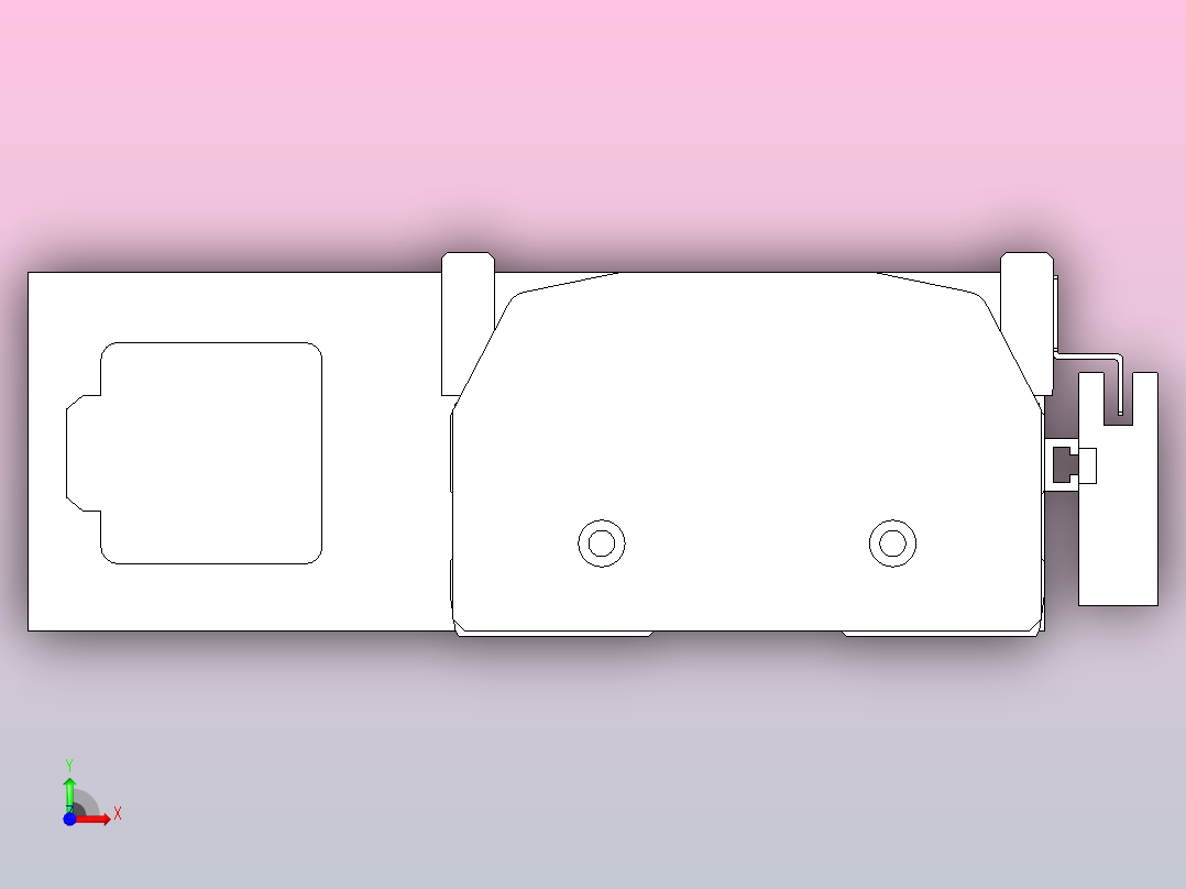 MTH10标准螺杆滑台[MTH10-L#-800-BL-P10-C3]前视图
