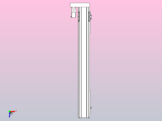 MTH10标准螺杆滑台[MTH10-L#-800-BL-P10-C3]俯视缩略图