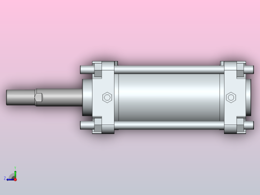 气缸CA2B80-100右视缩略图
