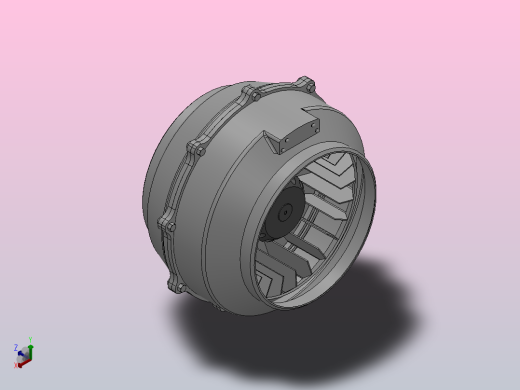 GKE315L管道风机[GKE315L]正等轴测缩略图