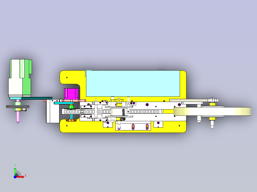 料带自动上料机前视图
