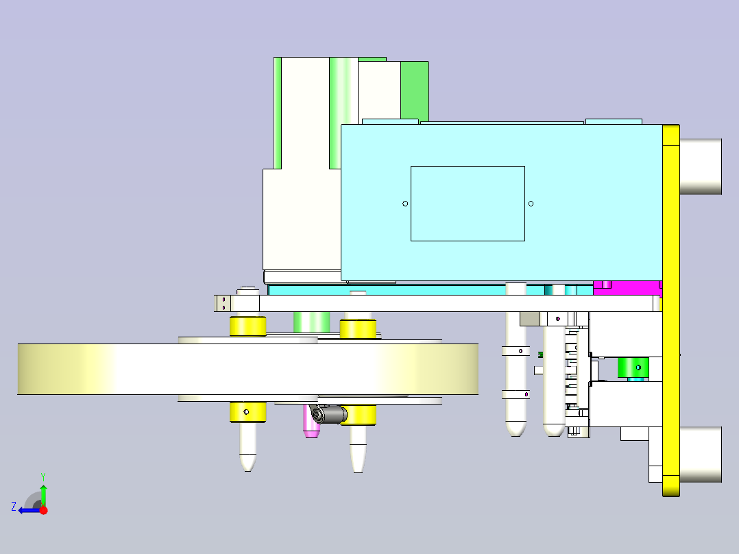 料带自动上料机右视图