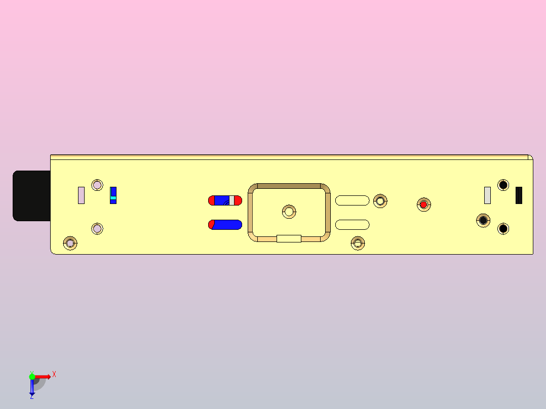 开关电源MSP-300-5俯视图