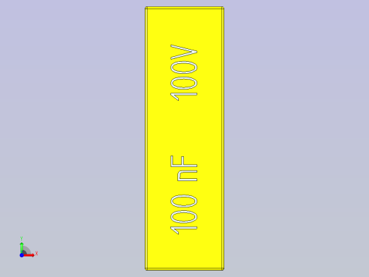 电容器 0.1uF，100V前视缩略图