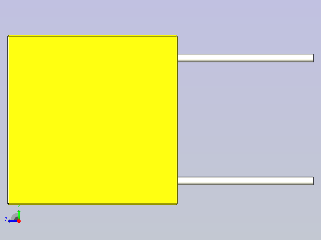 电容器 0.1uF，100V右视图