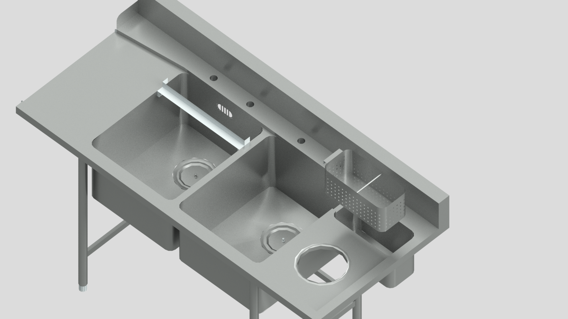3D的厨房设备三维建模