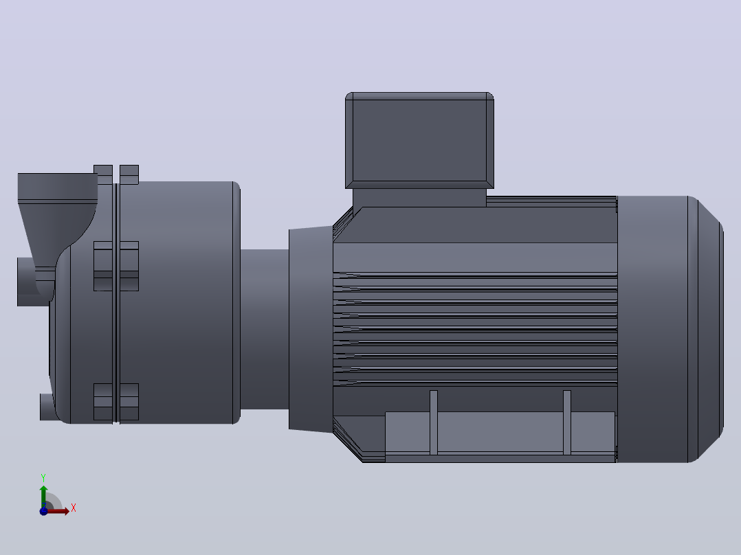 液环真空泵2BV2[2BV2061]前视图