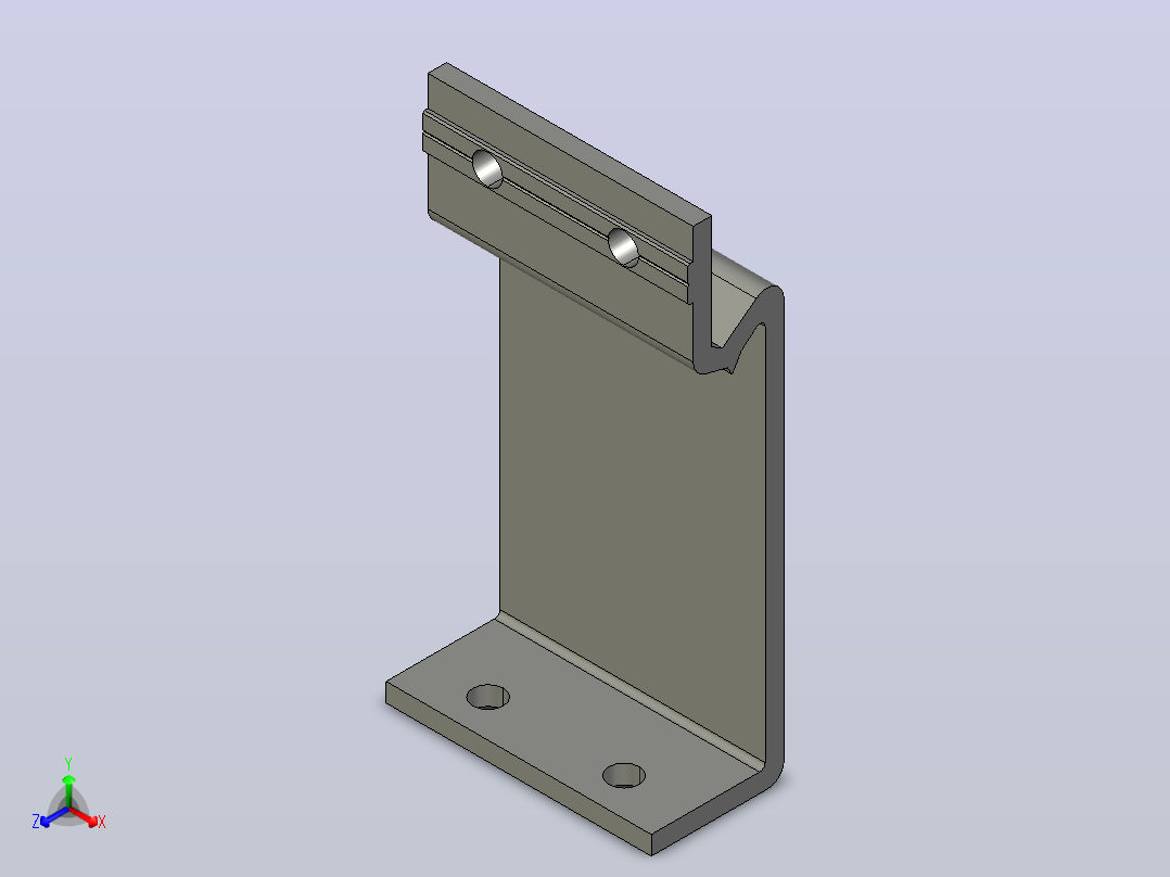YLCT21X140X78-C1通用型梁支撑架主视图