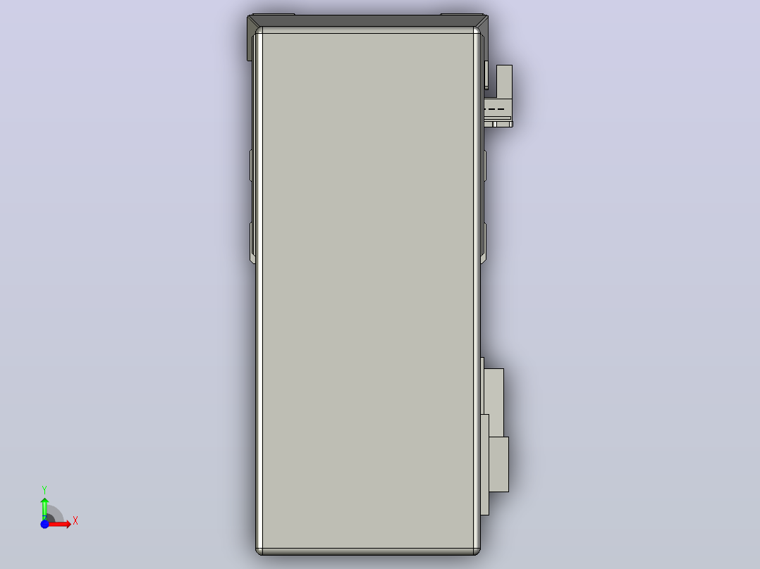 滚珠丝杠直线轴内置导轨TPA-GCR-65-1610C-L100-MP-M40-N3前视图