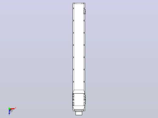 滚珠丝杠直线轴内置导轨TPA-GCR-150-2010C-L1050-MP-M75-N3俯视缩略图