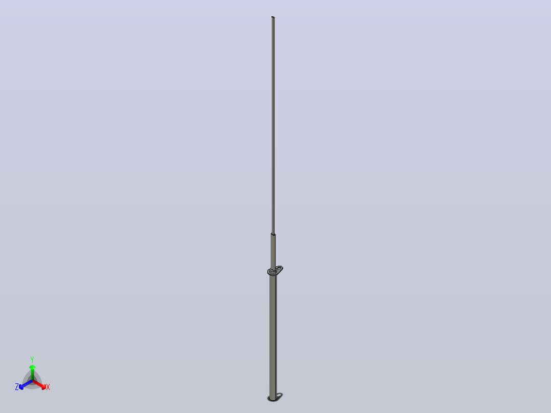 加热器ZIM93-D12-L250-W1300-V220正等轴测图