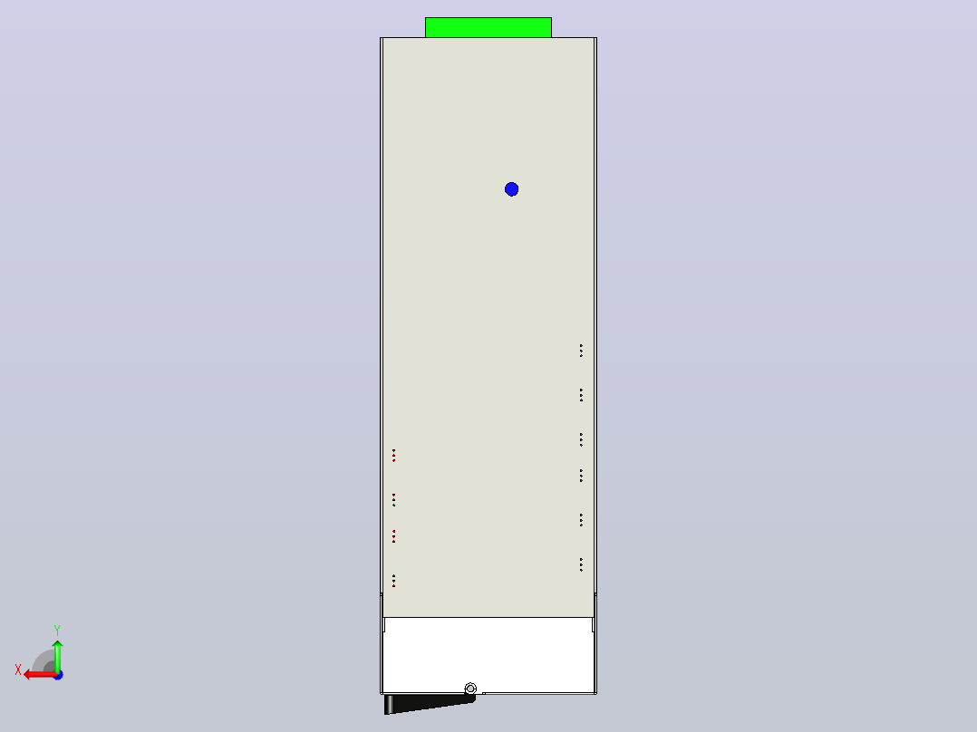 DRP-3200-3D机箱式电源供应器后视图