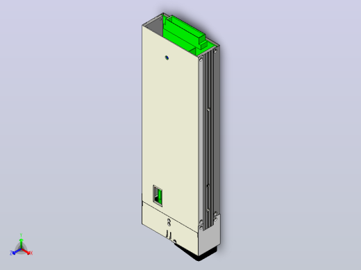 DRP-3200-3D机箱式电源供应器正等轴测缩略图