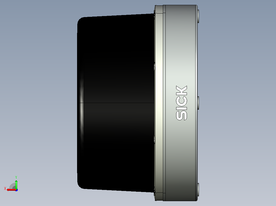 LMS1000激光扫描仪后视图