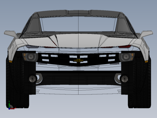 6-雪佛兰 科迈罗 camaro ss SolidWorks stp前视缩略图
